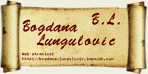 Bogdana Lungulović vizit kartica